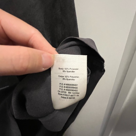 Brand new Wilfred Free vegan suede dress size 4 dark grey - Picture 7 of 7